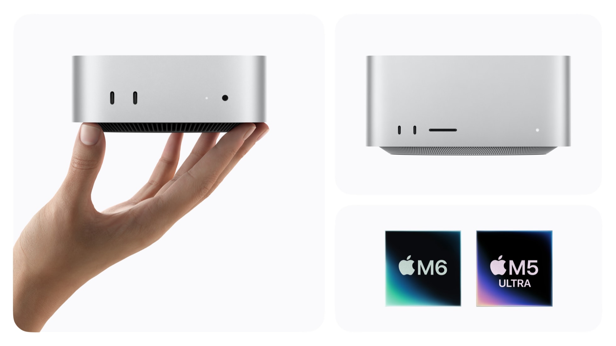 Mac mini M6 et Mac Studio M5 Ultra : Apple renouvelle ses ordinateurs de bureau
